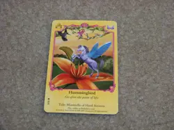 Bella Sara trading card - Royalty - Hummingbird 23/55 - common card - Image 1