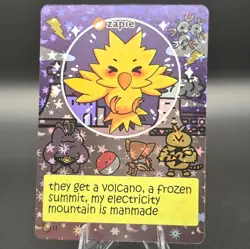 Zapie 55 - Pokiebubies V1 1st Edition - Chef Ken Lee - Fan Art/Non-TCG Card - Image 1
