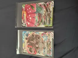 Blastoise VMAX SWSH103 and Venusaur MAX SWSH102 Pokemon JUMBO Promo Cards - Image 1