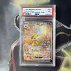 Pokemon Alakazam EX TCG Scarlet & Violet 151 Card 201/165 SIR ENGLISH - PSA 9 - Image 1