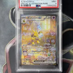 Pokemon Alakazam EX TCG Scarlet & Violet 151 Card 201/165 SIR ENGLISH - PSA 9 - Image 3