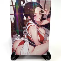 Fatal Fury Mai Shiranui Sexy Anime Waifu Girl Lewd Goddess Story ACG Art Card - Image 2