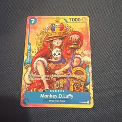 One Piece CCG Monkey D Luffy P-043 Non-Foil Promo Card Store Exclusive English - Image 1