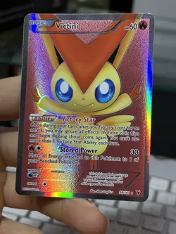Victini 98/101 Noble Victories 2011 Full Art Holo Rare Pokemon Card TCG - Image 4