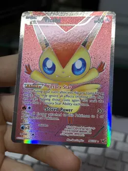 Victini 98/101 Noble Victories 2011 Full Art Holo Rare Pokemon Card TCG - Image 5