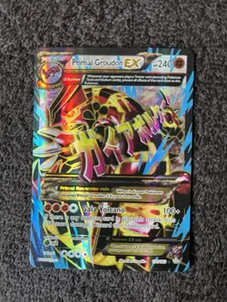 Pokemon Primal Groudon EX Holo Rare Card XY Primal Clash 151/160 - Image 1