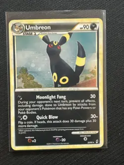Pokemon Umbreon Holo Rare TCG Card 22/95 Call of Legends Series Lp - Image 2