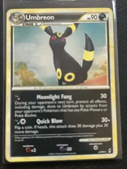 Pokemon Umbreon Holo Rare TCG Card 22/95 Call of Legends Series Lp - Image 3