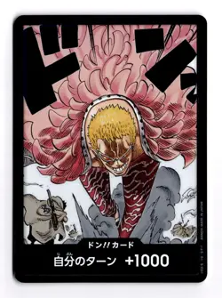 DON Card 10x Donquixote Doflamingo Foil OP10 Royal Blood JAPANESE One Piece NM - Image 2