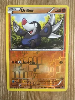 Drilbur - 55/98 - 2011 Common Reverse Holo Emerging Powers Pokemon Card LP - Image 1