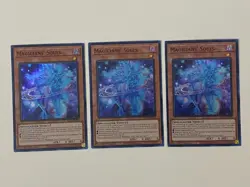 Yugioh - Magicians' Souls x 3 - 1st Edition Super Rare NM - Free Holo Card B - Image 1