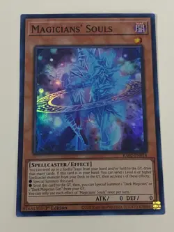 Yugioh - Magicians' Souls x 3 - 1st Edition Super Rare NM - Free Holo Card B - Image 3