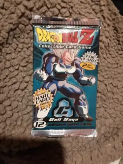 Dragon Ball Z Cell Saga Unlimited 12 Card Booster Pack Vegeta Art DBZ - Image 1