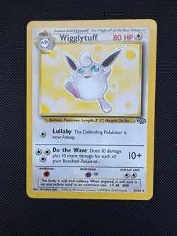 Pokemon TCG Wigglytuff Jungle Card 32/64 Unlimited Non-Holo Rare - Image 1