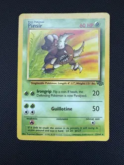 Pokemon TCG Pinsir Jungle Set Card 25/64 Non Holo Unlimited - Image 1