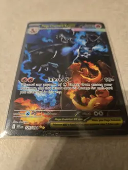Mega Charizard x EX 125/094 Me02: Phantasmal Flames Holo Full Art Chase Card - Image 5