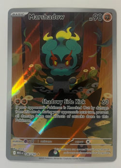 Marshadow 146/132 Mega Evolution Holo Rare Pokemon TCG Card Illustration Rare IR - Image 1