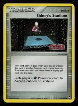 Sidney's Stadium 82/108 Reverse Holo EX Power Keepers Pokemon Card - Image 1