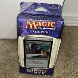 Magic the Gathering Journey Into Nyx Intro Pack Mortals of Myth Factory Sealed - Image 1
