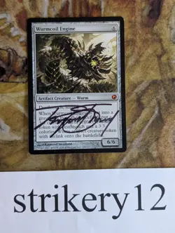 Wurmcoil Engine - Scars of Mirrodin - Signed by Raymond Swanland - MTG - Image 1
