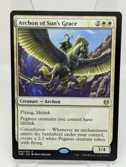 Archon of Sun's Grace 003/254 Non Rare Theros Beyond Death MTG NM - Image 1