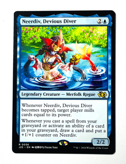 MTG Neerdiv, Devious Diver (Anime) [Foundations Jumpstart] Near Mint Magic - Image 1