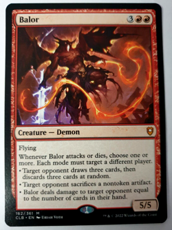 MTG: Battle for Baldur's Gate - Balor - Mythic Rare - NM 162 - Image 1