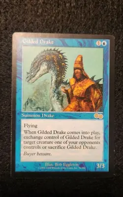MTG Gilded Drake Urza's Saga LP - Image 1