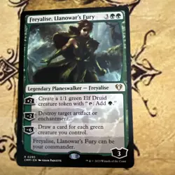 Freyalise, Llanowar's Fury Commander Masters Regular - Image 1