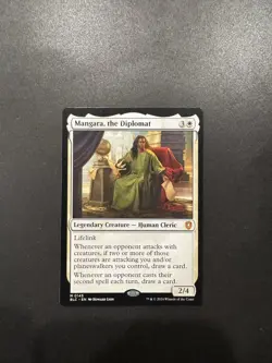 MTG Magic Mangara, the Diplomat 0145 Commander: Bloomburrow BLC - Image 1