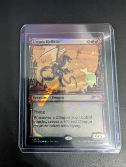 Utvara Hellkite (Halo Foil) Secret Lair Drop Foil mtg - Image 1