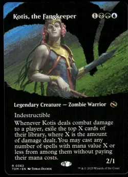 1x Kotis, the Fangkeeper (Borderless) - Tarkir: Dragonstorm - NM - MTG - Image 1