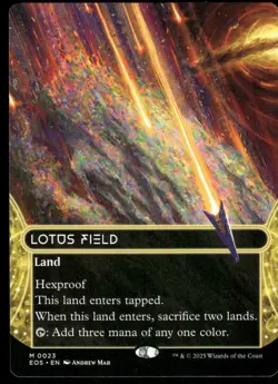 1x Lotus Field (0023) (Borderless) - Edge of Eternities: Stellar Sights NM - MTG - Image 1