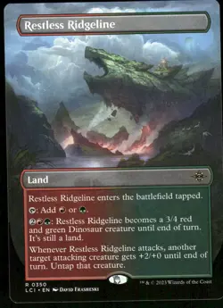 1x Restless Ridgeline (Borderless) - The Lost Caverns of Ixalan NM - MTG - Image 1