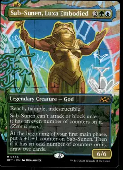 1x Sab-Sunen, Luxa Embodied (Borderless) - Aetherdrift - NM - MTG - Image 1