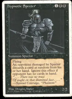 1x Hypnotic Specter - Fourth Edition - HP - MTG - Image 1