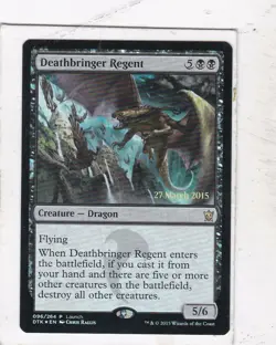 MTG: Launch Foil: Dragons of Tarkir: Deathbringer Regent - Image 1