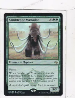 MTG: Launch Foil: Fate Reforged: Sandsteppe Mastodon - Image 1