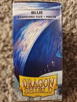 Dragon Shield 100 Protective Sleeves - Matte Blue 5706569110031 - Image 3