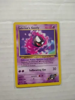 Sabrina's Gastly 093/132 Gym Heroes Regular - Pokemon TCG - WOTC - Image 1