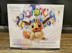 *Damged Pokemon Center Prismatic Evolution ETB W/display case - Image 2