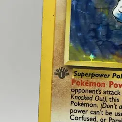 Machamp Holo 1st Edition Gray Stamp Error #8/102 Base Set Pokemon 1999 MP - Image 5