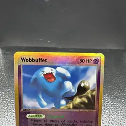 Pokemon Wobbuffet 26/100 EX Sandstorm Reverse Holo Rare NM-MINT+ - Image 3