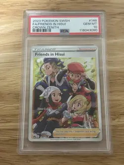 Friends In Hisui | PSA 10 | Pokemon Crown Zenith (2023) | English | GEM MT - Image 1