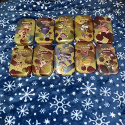 Pokemon TCG 151 Mini Tin Collection 10 Pack - IN HAND/READY TO SHIP - Image 1