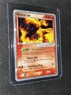 2005 Pokemon TCG Moltres EX #031 Nintendo Black Star Promo LP Holo Window Tin - Image 3