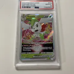 Shaymin Pokemon Psa 10 VSTAR 014/172 - Brilliant Stars - Ultra Rare - Gem Mint - Image 2