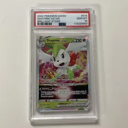 Shaymin Pokemon Psa 10 VSTAR 014/172 - Brilliant Stars - Ultra Rare - Gem Mint - Image 4