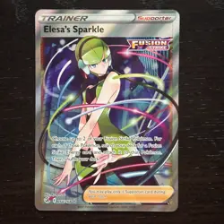 Elesa's Sparkle 260/264 Pokemon Fusion Strike SWSH Ultra Rare Full Art Holo NM - Image 1
