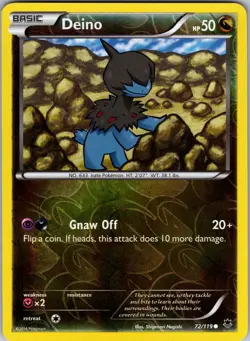 Deino 72/119 XY - Phantom Forces Pokemon TCG LP-NM - Image 1